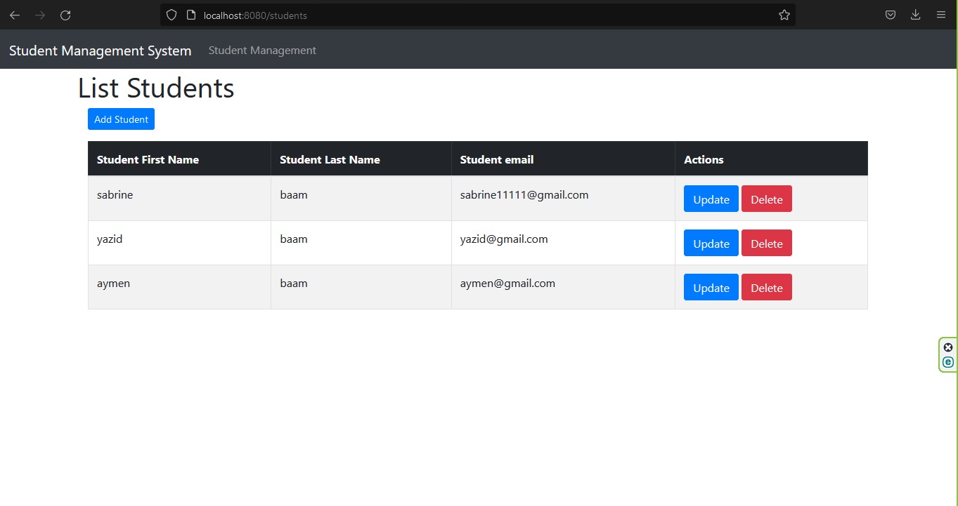 Student Management System